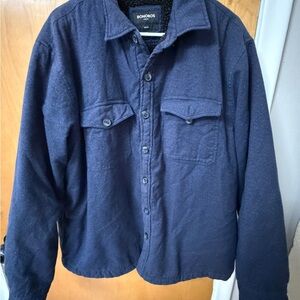 Bonobos Sherpa-Lined Shirt Jacket – Navy Blue